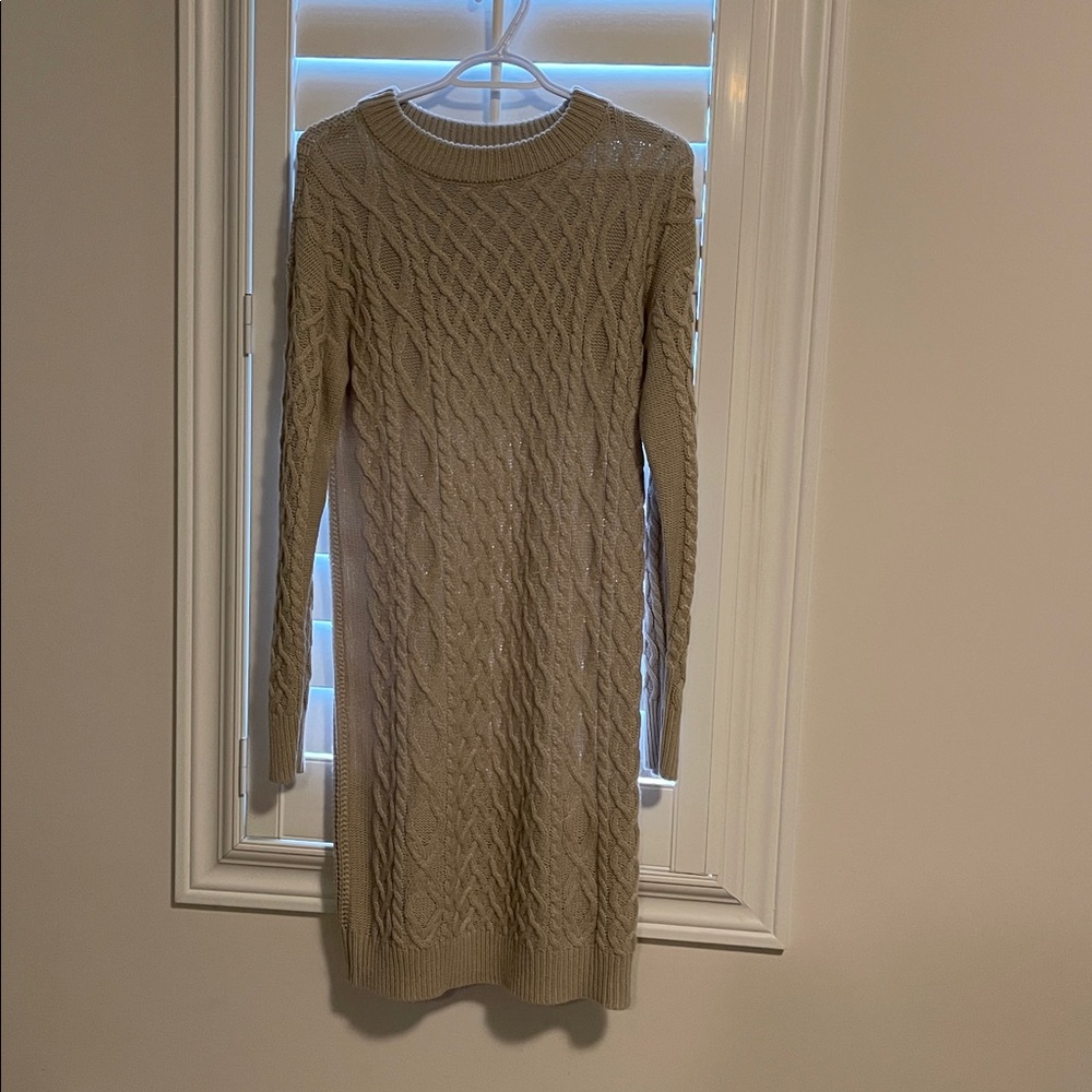 Lily Morgan Cableknit Tunic Sz L